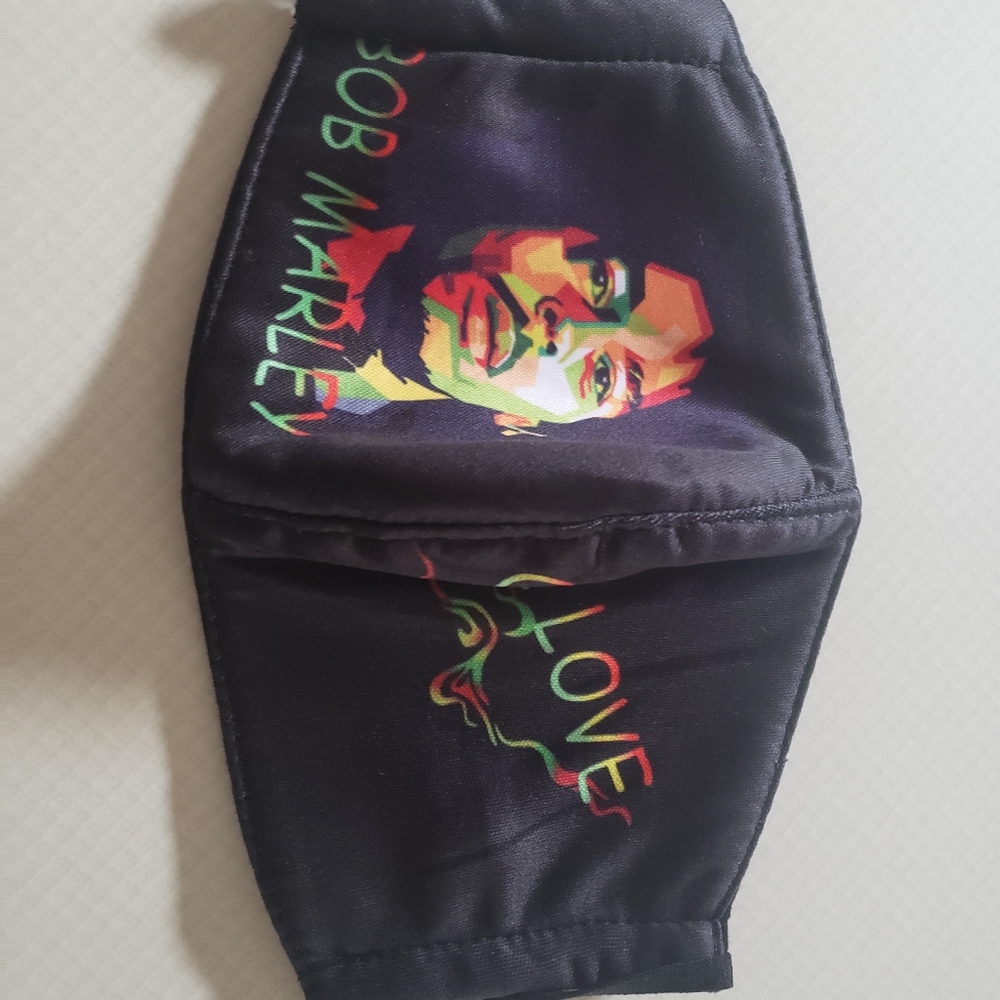 New Bob Marley One Love Thick Face Mask - Picture 7 of 8